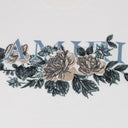 White Floral Amiri Logo T-shirt