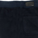 Navy Wool Track Pant