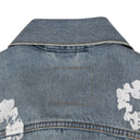 Blue Cotton Wreath Denim Jacket