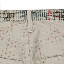 Beige Naranja Double Cloth Denim Pants