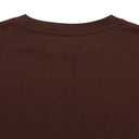 Brown Cotton Peace Long Sleeve T-Shirt