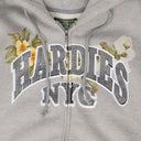 Grey Hardies NYC Zip Hoodie
