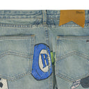 Indigo Painted Denim Pants