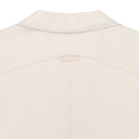 Antique White Leather Short Sleeve Shirt