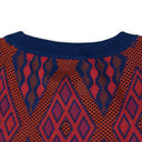 Red Kalonji Knitted Sweater Vest