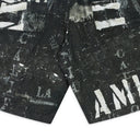Black Army Stencil Cargo Shorts