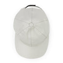 White Leather Cap