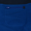 Royal Blue Low Pile Fleece Blocked Pullover