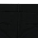 BLACK BOOT CUT WIDE-LEG PANTS