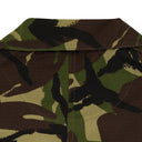 Green Pleat Smock Camo Cargo Jacket