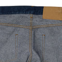 Blue Split Reversed Denim Trousers