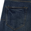 Dark Indigo Kintsugi Flare Jeans