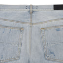 Stone Indigo/Blue Gradient Bones Straight Jeans