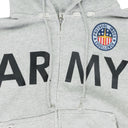 Melange Grey Reconstructed Zip Hoodie