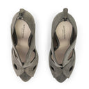 GRAY SUEDE HEELS