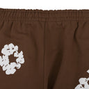 Brown Cotton Wreath Sweatpants