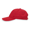 Red Brushed Crest Hat