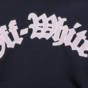 Black Goth Logo Hoodie