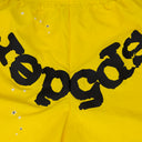 Yellow OG Web Double Layer Shorts