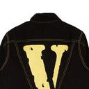 Black/Yellow Friends Denim Jacket