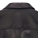 Black Nappa Leather Zip Up Jacket