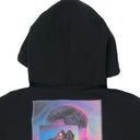 BLACK LOGO ZIP HOODIE