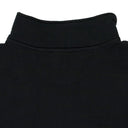 BLACK QUARTER ZIP SWEATER