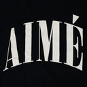 Black SS Slub Serif Tee