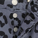 Black Monogram Leopard Print Cargo Pants