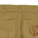 Natural Woven Double Knee Pants
