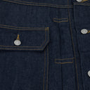 Indigo Blue Type-2 Raw Denim Work Jacket
