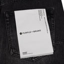 Black Concorde Rip Repair Wide-Leg Jeans
