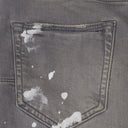P001 Grey Dirty Destroy Jeans