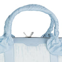 Baby Blue Jacquard Tie Dye Weekender Bag