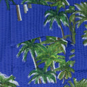 Multicolor Searsucker Hawaiian Button-down Shirt