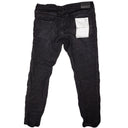 Black Inside Out Frayed Skinny Jeans