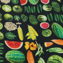 Multicolor Fruit Collage Button-Up
