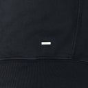 Black Logo Appliqué Cotton Short Sleeves Sweatshirt