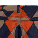 Multicolor Diamond Patch Pants