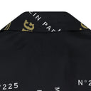 Black Zig Zag Rolling Paper Button-Down Shirt