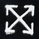 Black Spray Can Arrow Crewneck