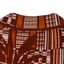 Orange Benoit Knit Short Sleeve Shirt