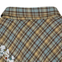 Tan Cotton Wreath Western Button-Up