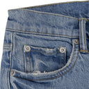 Light Indigo Ripped Flare Jeans