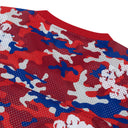 Red Camo Camo Wreath Jersey