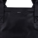 Black Nappa Logo Embroidery Tote Bag