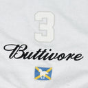 WHITE BUTTIVORE ZIP HOODIE