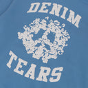 Blue Denim U Zip Hoodie