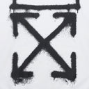 White Spray Arrow Hoodie
