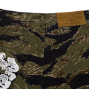 Multicolor Tiger Camo Cotton Wreath Shorts